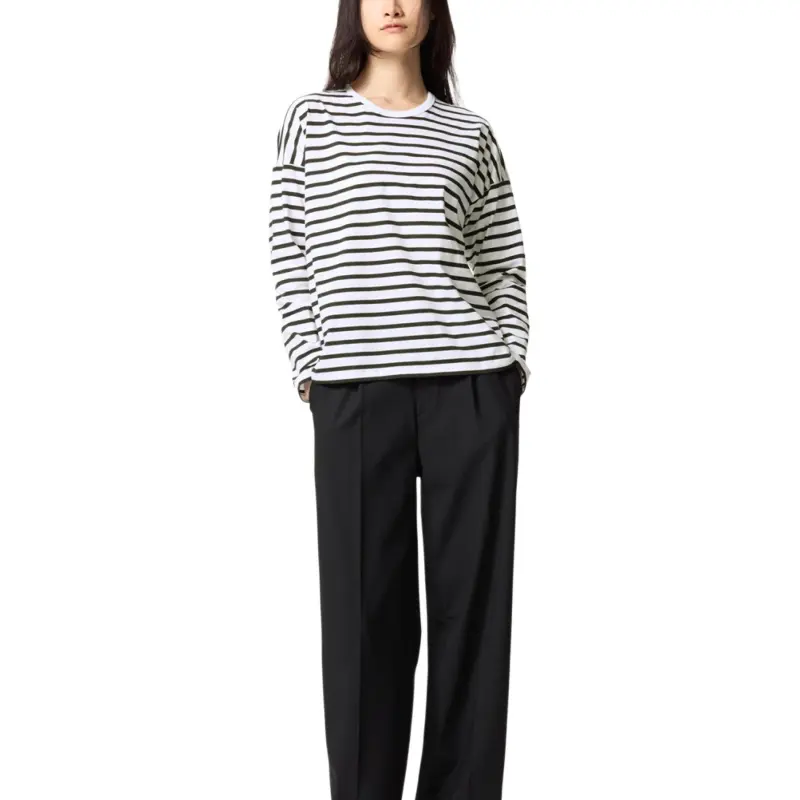 UNIQLO Drop Shoulder Sleeve T Shirt Women's Ivory-1