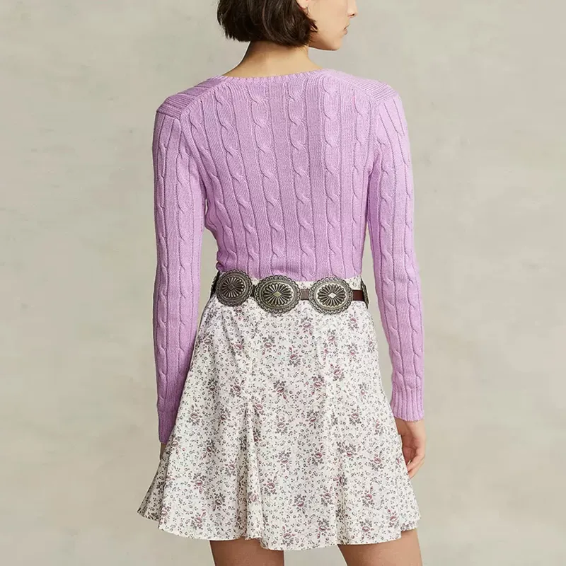 Polo Ralph Lauren SS23 Knitwear Women's Purple-2