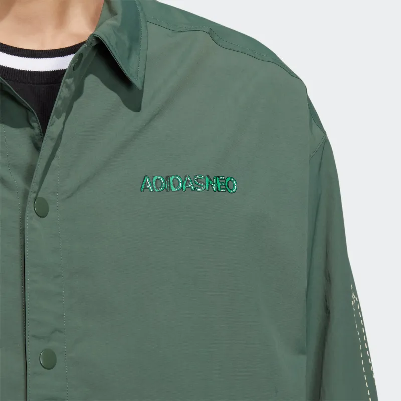 Sesame Street X Adidas Neo Jackets Unisex Army Green-4