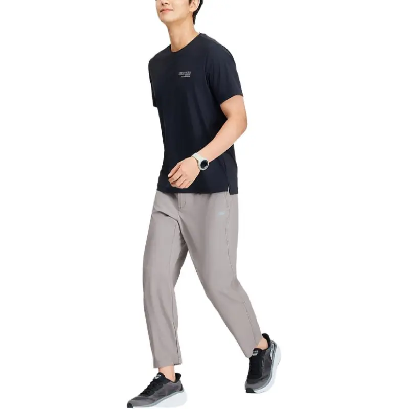 Skechers GODRI SS25 Knitted Sweatpants Men's Iron Brown 05QR-2