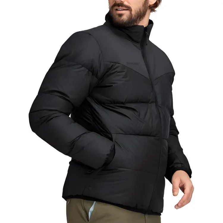 MAMMUT Down Jacket Unisex Black Comes With Necklace-3