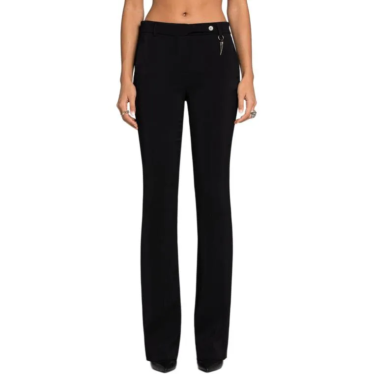 Roberto Cavalli High waist Flared Wool Trousers-1