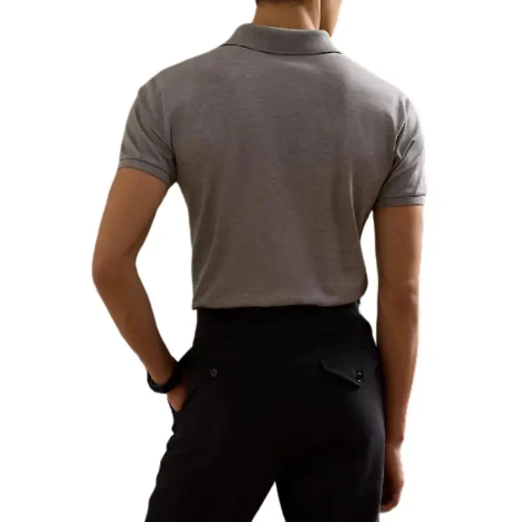 Ralph Lauren Purple Label Polo Shirt Men's Gray-3