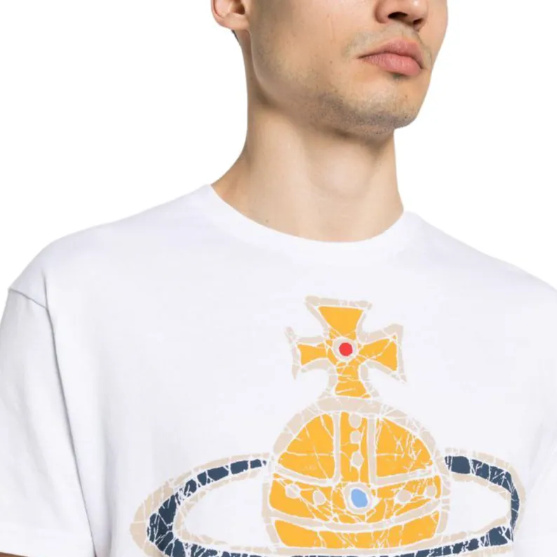 Vivienne Westwood Orb Printed Crewneck T Shirt-7