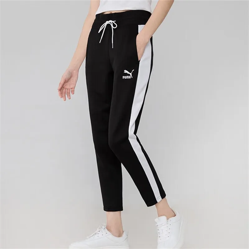 PUMA Knitted Sweatpants Women's Black-4