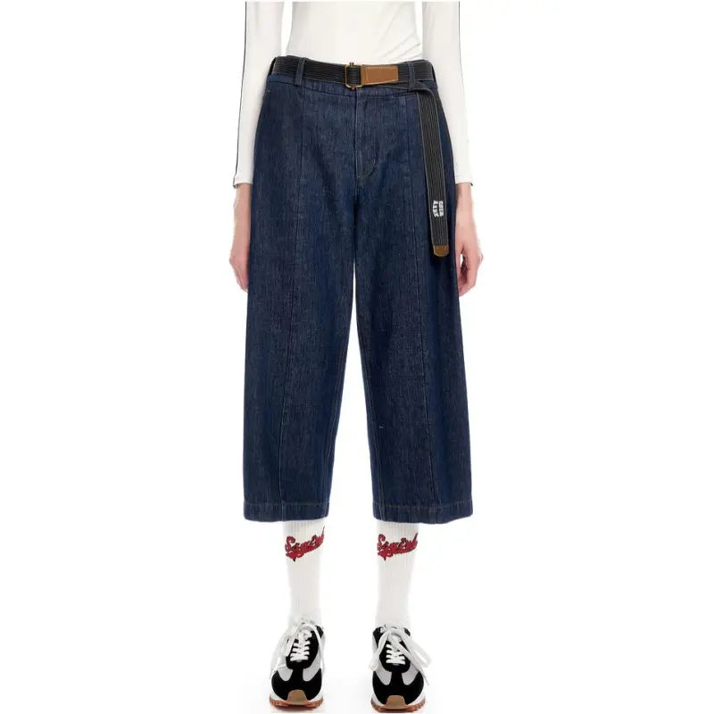 III VIVINIKO Jeans Women's Navy Blue-2