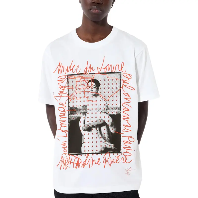 UNIQLO Louvre X Camille Henrot Collaboration T Shirts Unisex White-2