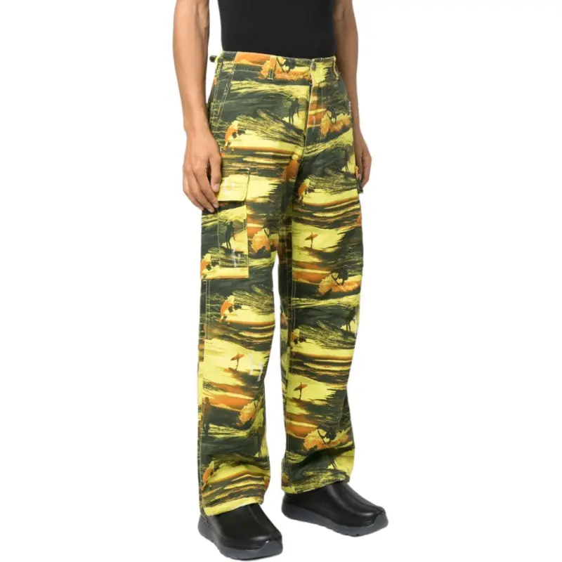 ERL Graphic print Cargo Trousers-2