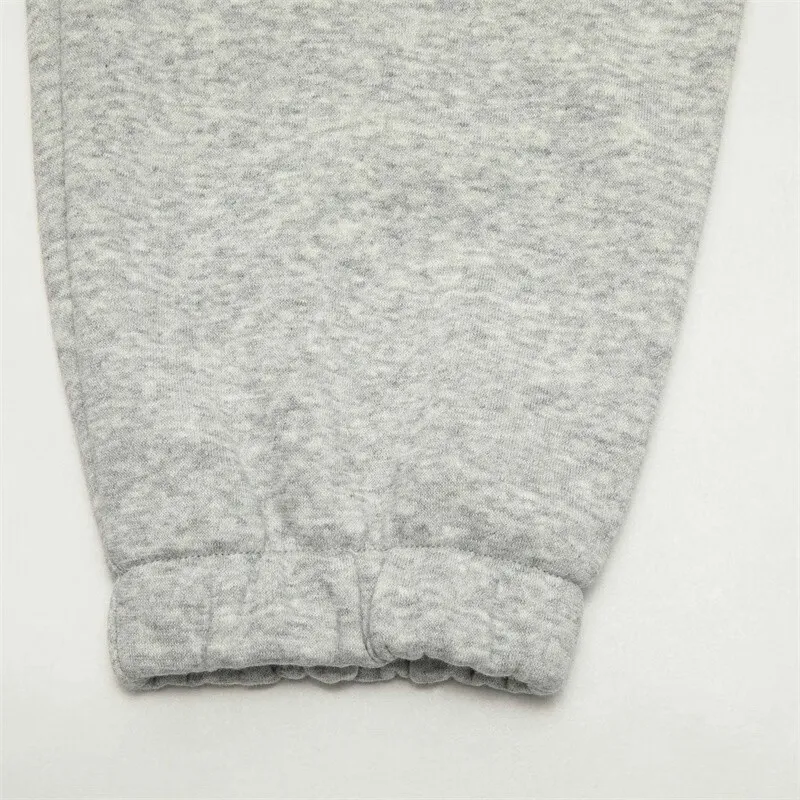 PUMA Knitted Sweatpants Unisex Light Mixed Gray-4