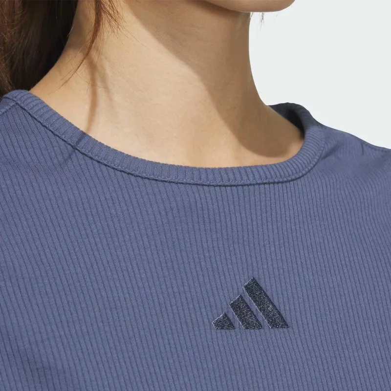 Adidas Regular T Shirt Women's Dark Blue-4