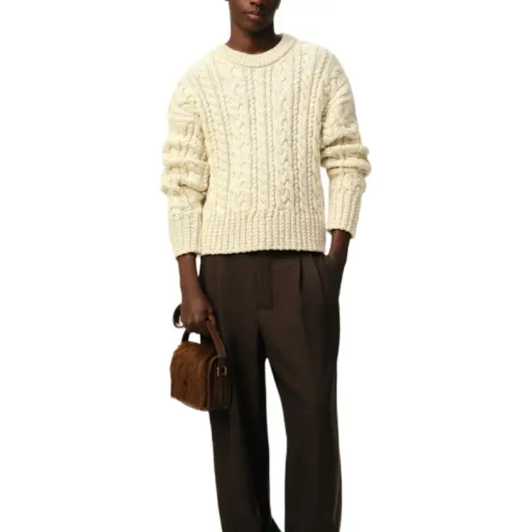 AMIPARIS Cable Knit Sweater-1