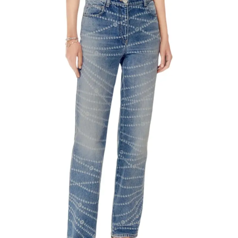 CHANEL Jeans Women's Blue-3