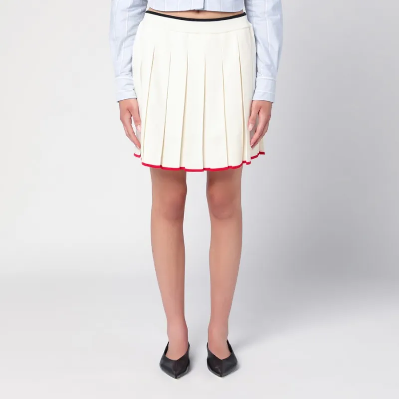 THOM BROWNE Pleated Mini Skirt-6