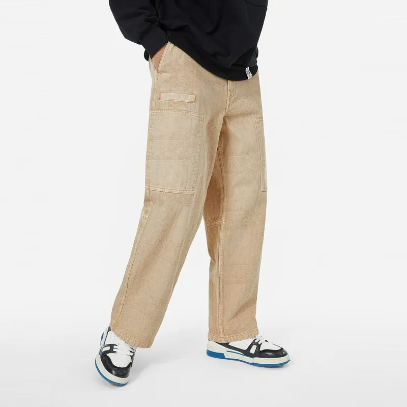 EVISU Casual Pants Men's Apricot-2