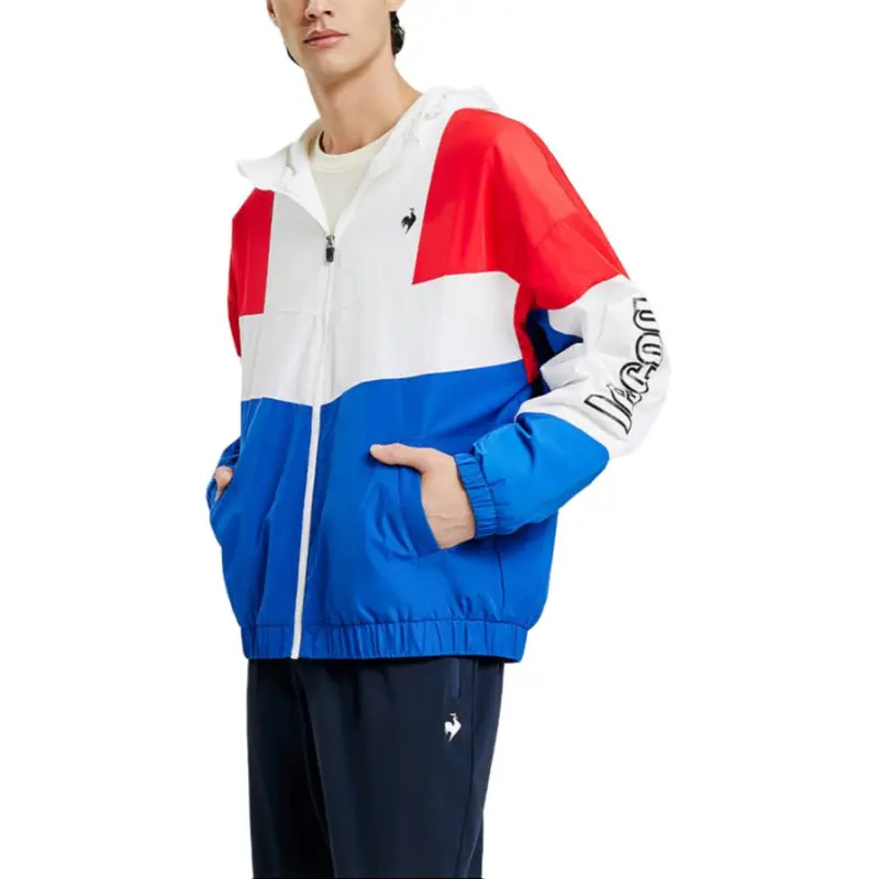 Le Coq Sportif Jackets & Coats Unisex Electric Glow Red-3