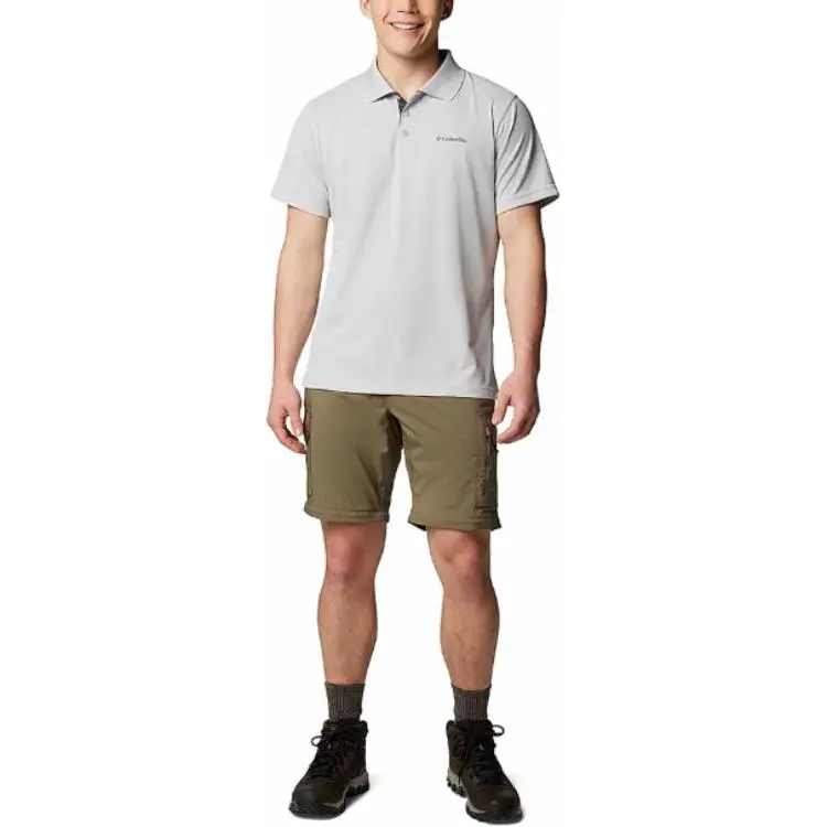 Columbia Utilizer Cool Grey Omni-Wick Polo Shirt Men's Cool Gray-1