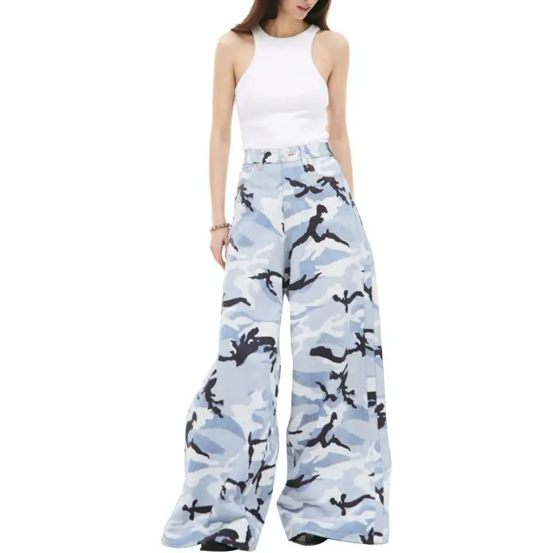 Vetements Camo Big Shape Jeans-2