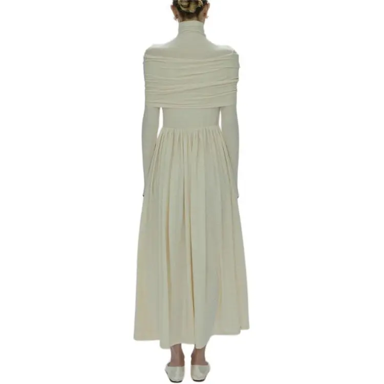 VIKTORIACHAN Long-Sleeved Dresses Women's Ivory White-1