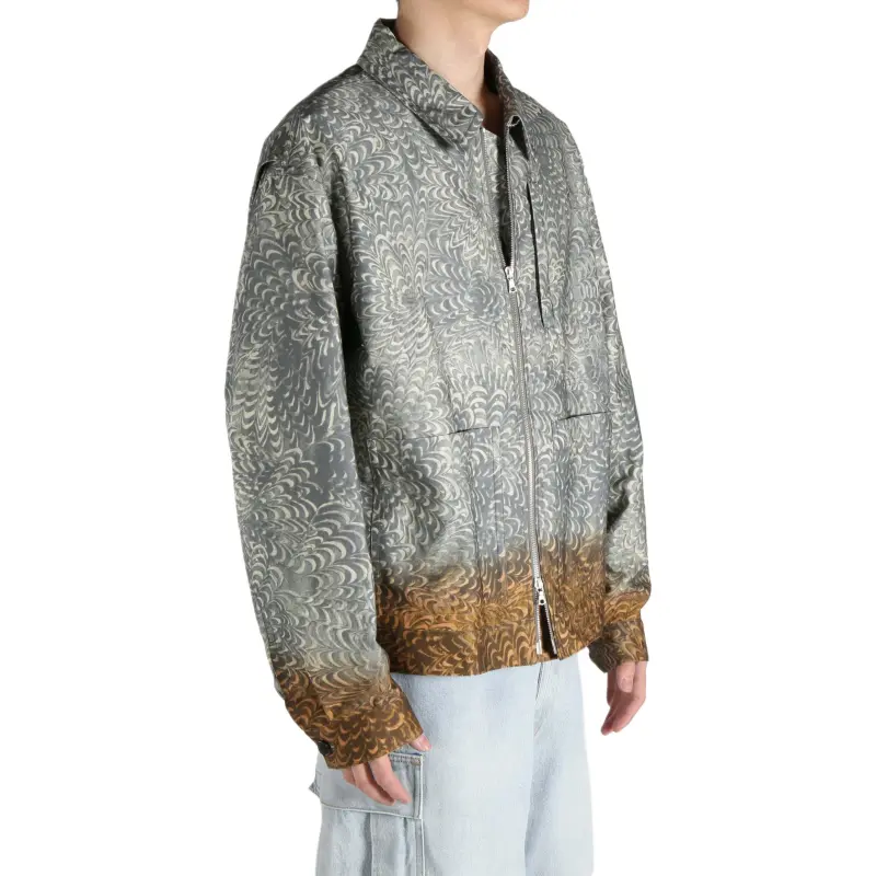 DRIES VAN NOTEN Printed Cotton Jacket-3