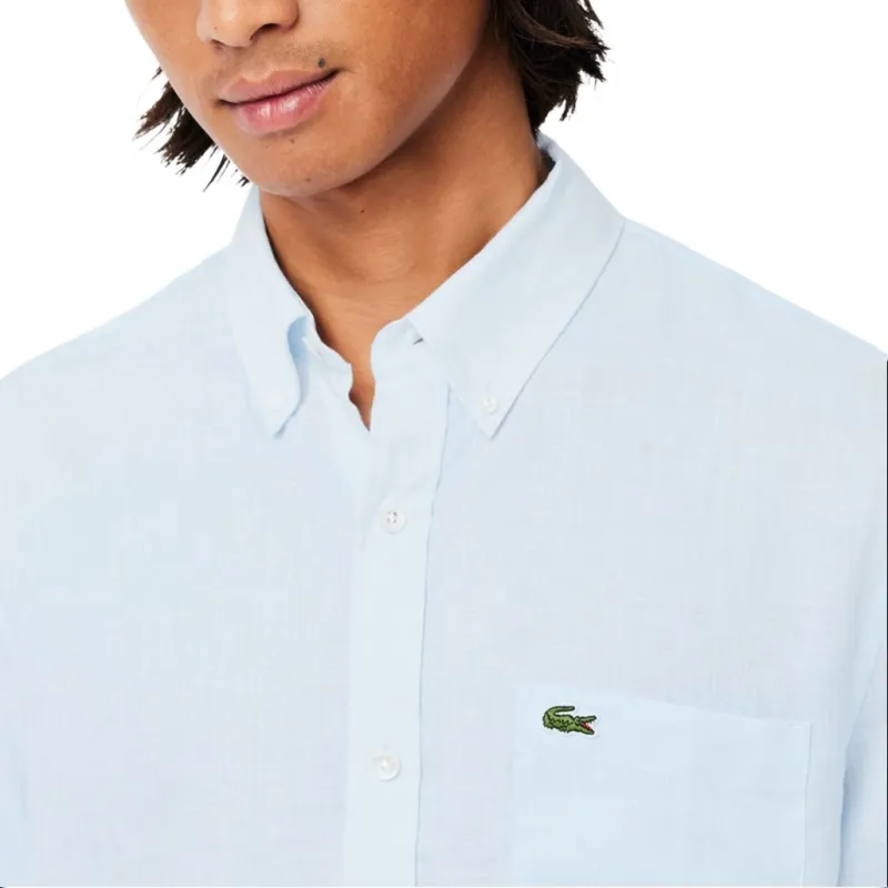 LACOSTE Shirts Men Light Blue-5