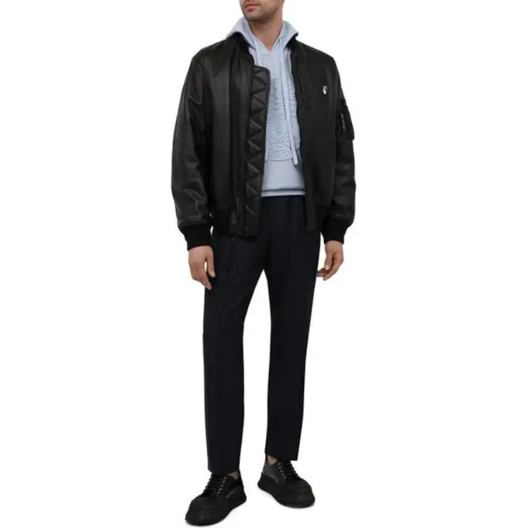 VERSACE Pinstripe Trousers-2