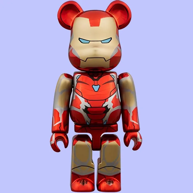 BE@RBRICK Marvel The Infinity Saga Iron Man Mark85 Chorme-4