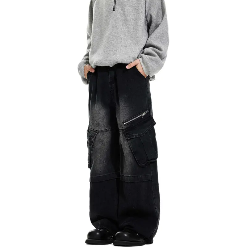 TESTUNG Jeans Men Black-9