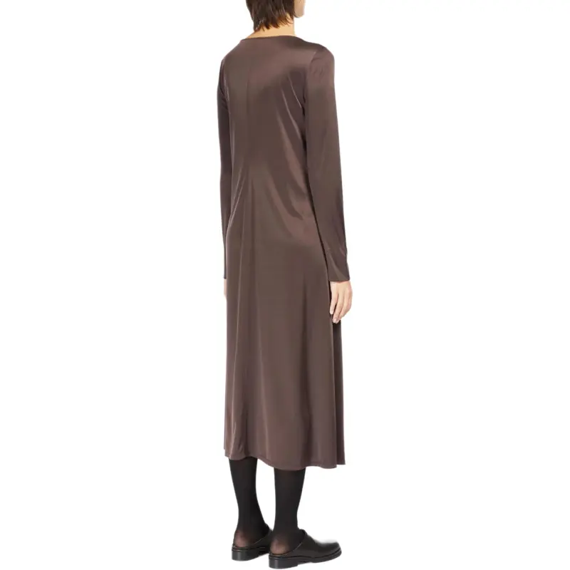 MaxMara Long Sleeved Dresses Women's Brown-1