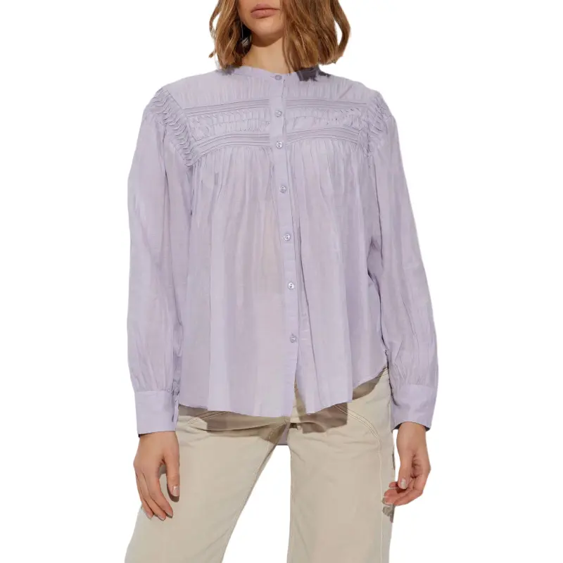 ISABEL MARANT ETOILE Gathered Plalia Blouse-1