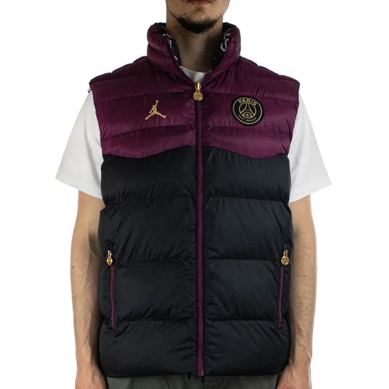 JORDAN X Psg Paris Saint Germain Reversible Down Puffer Vest-2