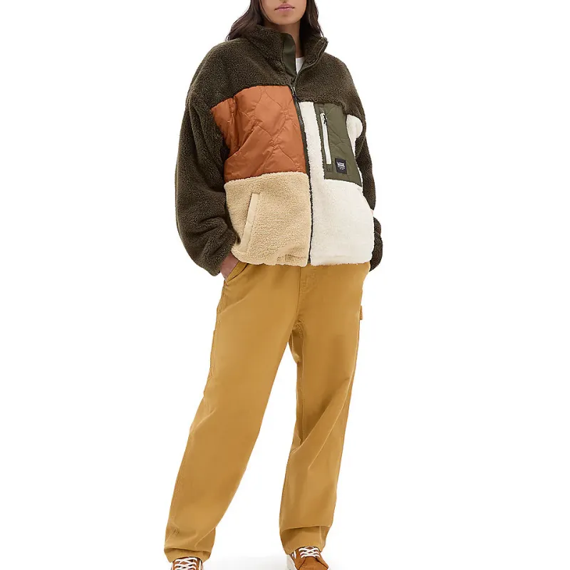 Vans Velvet Jackets Women's Army Green-4