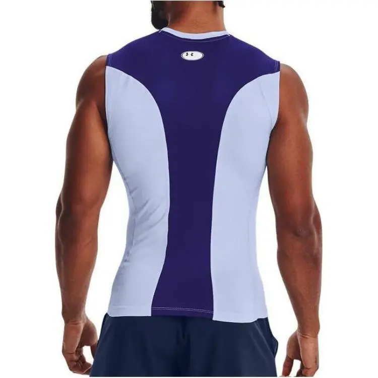 Under Armour Tank Tops Men's Light Blue-3