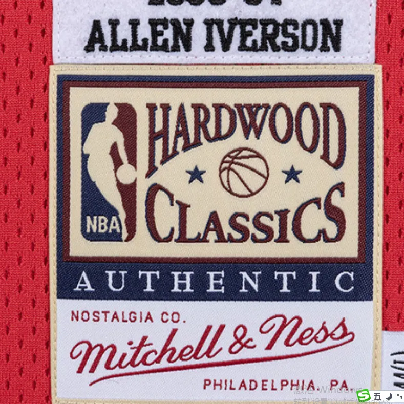 Mitchell Ness Basketball Jerseys Unisex White Red-3