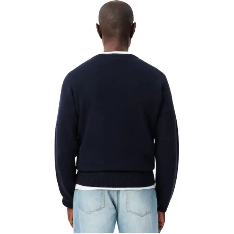 LACOSTE Cashmere Sweater Men's Midnight Blue-2