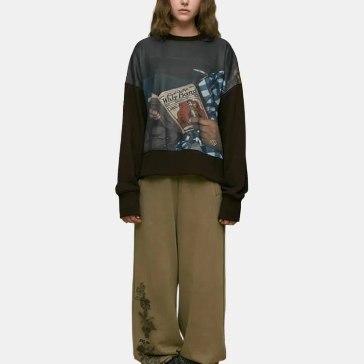 Kirsh FW24 Sweatshirt Women's Dark Brown-1
