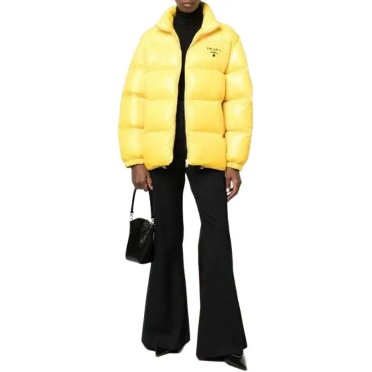 PRADA FW22 Down Jacket Coat Winter Women's Yellow-1