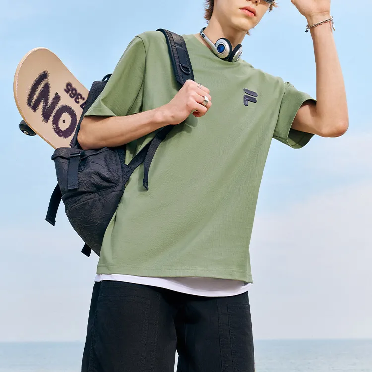 FILA FUSION FOB T Shirt Unisex Luxurious Green-2