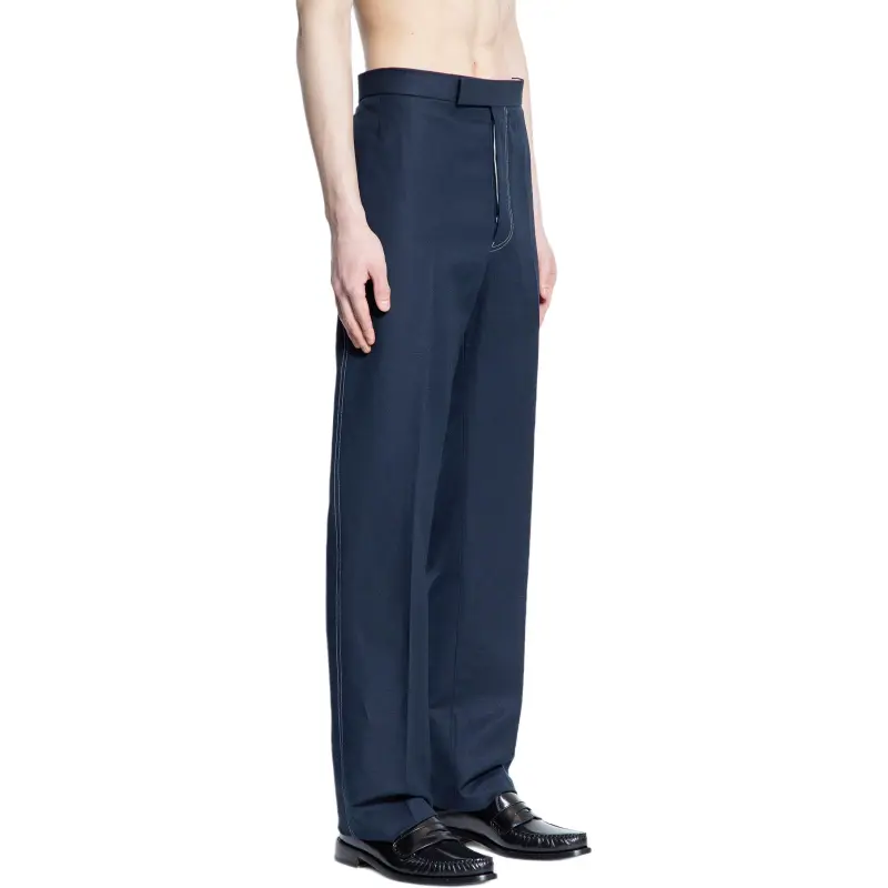 THOM BROWNE Low rise Straight leg Trousers-2
