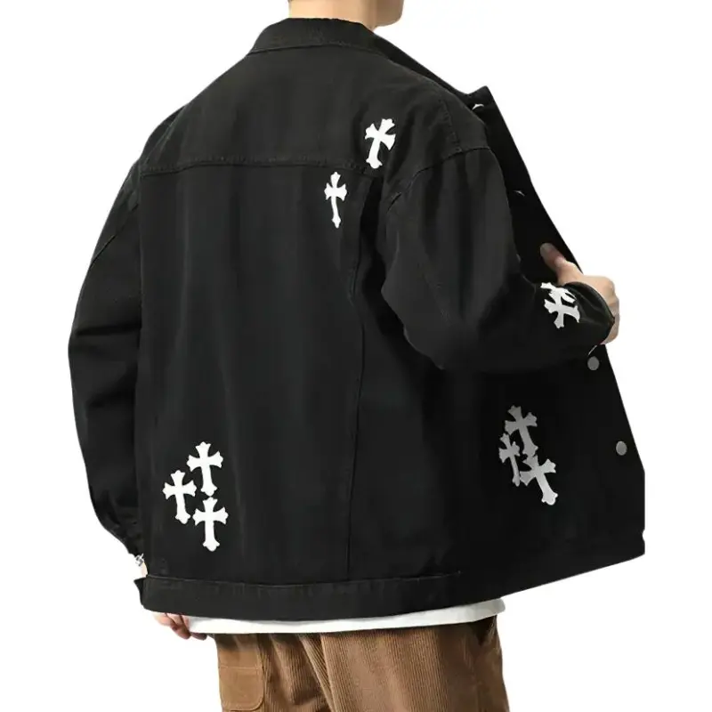 Chrome Hearts SS23 Denim Jacket Men's Black-3