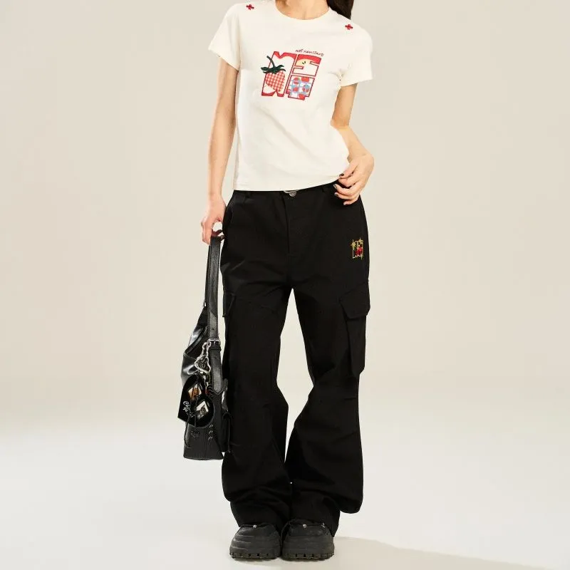 NSTNEW START Cargo Pants Unisex Black-4