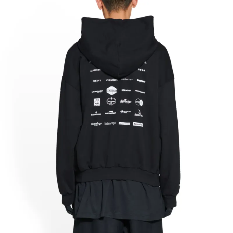 Balenciaga SS23 Sweatshirt Unisex Black-3