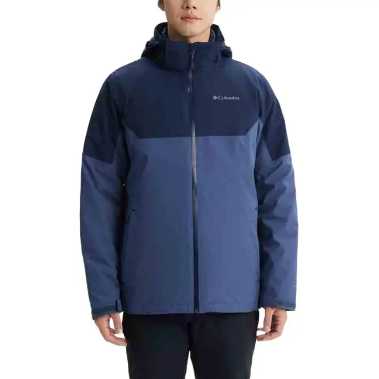 Columbia City Outdoor Collection Windbreaker Jackets Men Blue-4