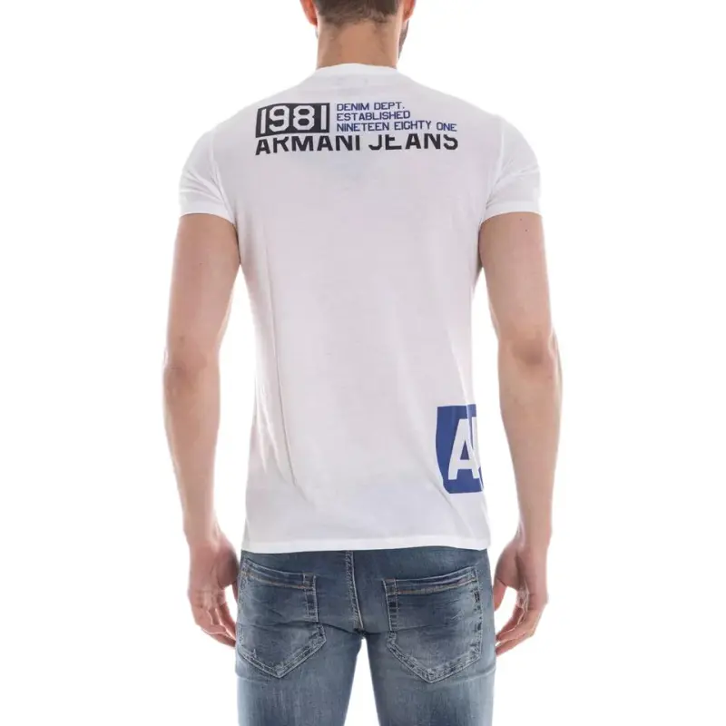 ARMANI JEANS T Shirt Men's White-1