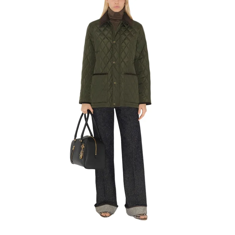 Burberry Quilted Jacket Shale/Brush Ip Check-1