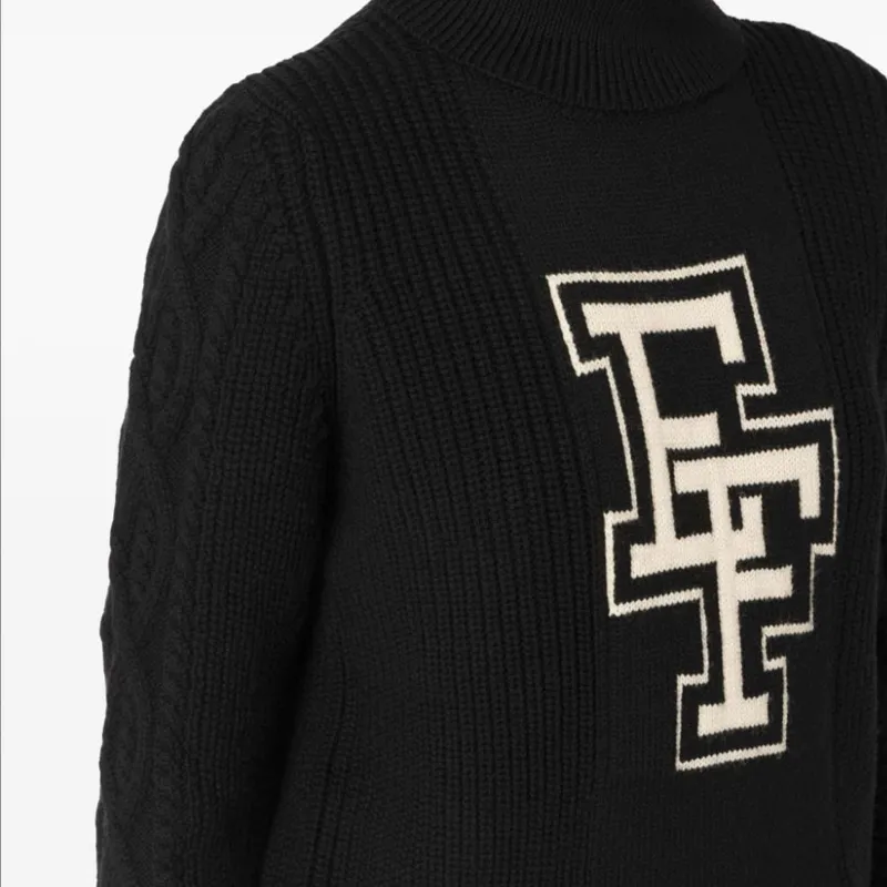Elisabetta Franchi College Style Turtleneck Jumper-3