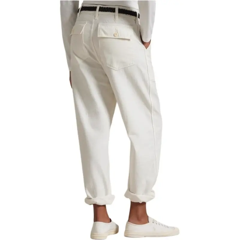 Polo Ralph Lauren SS25 Casual Pants Women's White-1