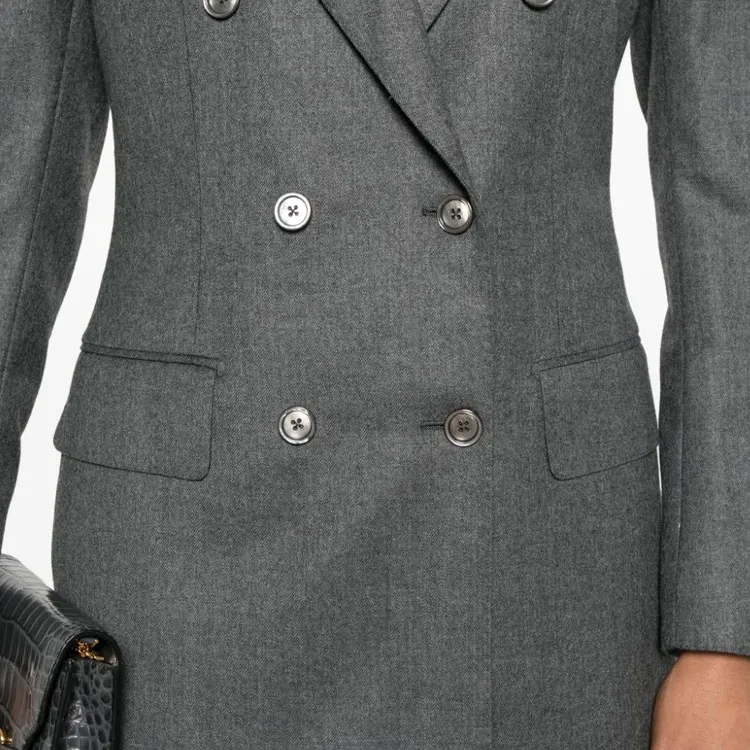 TOM FORD Dart Detailed Double Breasted Blazer-4