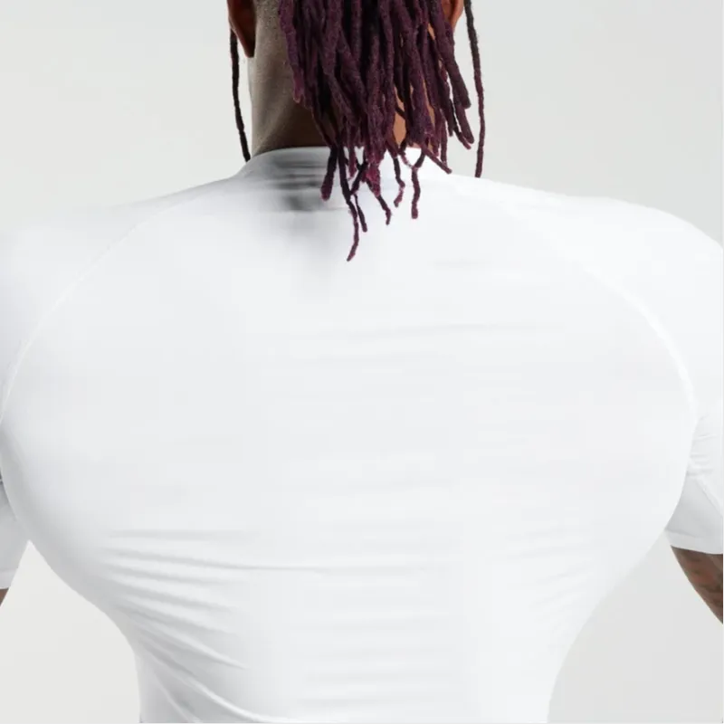 GYMSHARK T Shirts Men White-3