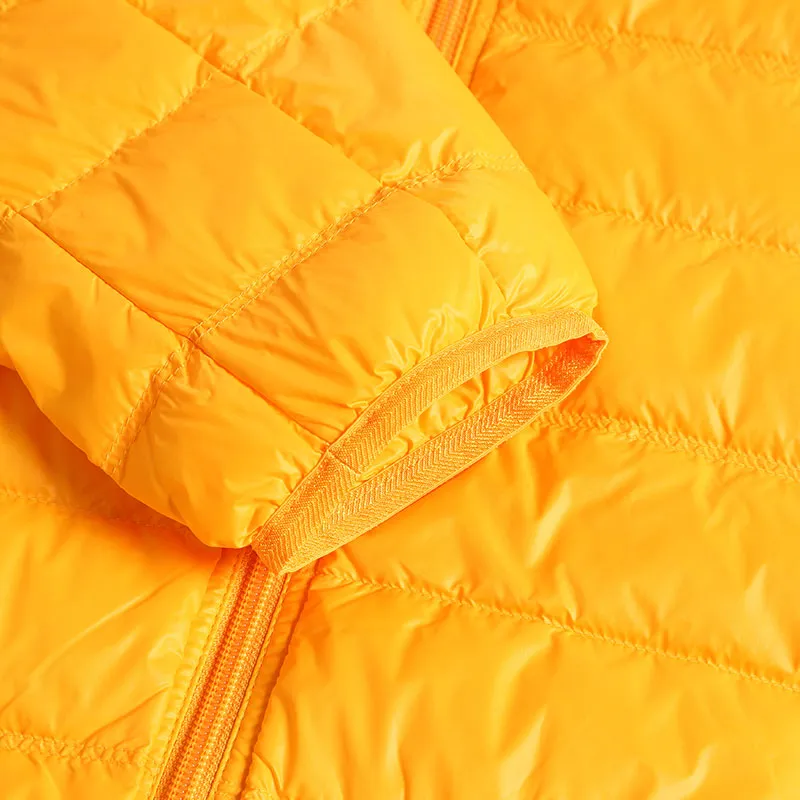 EMPORIO ARMANI EA7 FW22 Down Jacket Men's Orange Yellow-4
