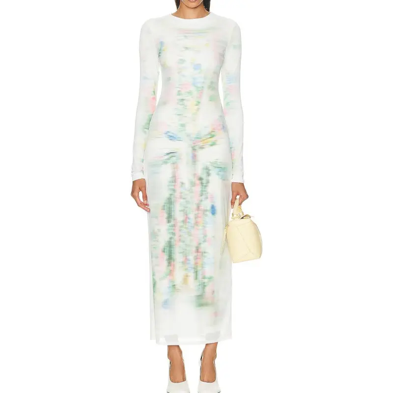 LOEWE Tube Mesh Dress-2